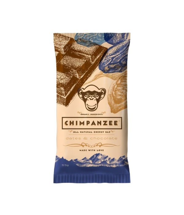 CHIMPANZEE energy bar, Datle - čokoláda